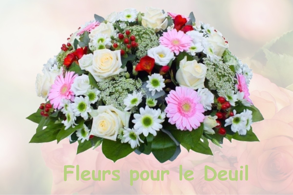 fleurs deuil MORESTEL